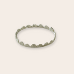 silver ruffle bangle