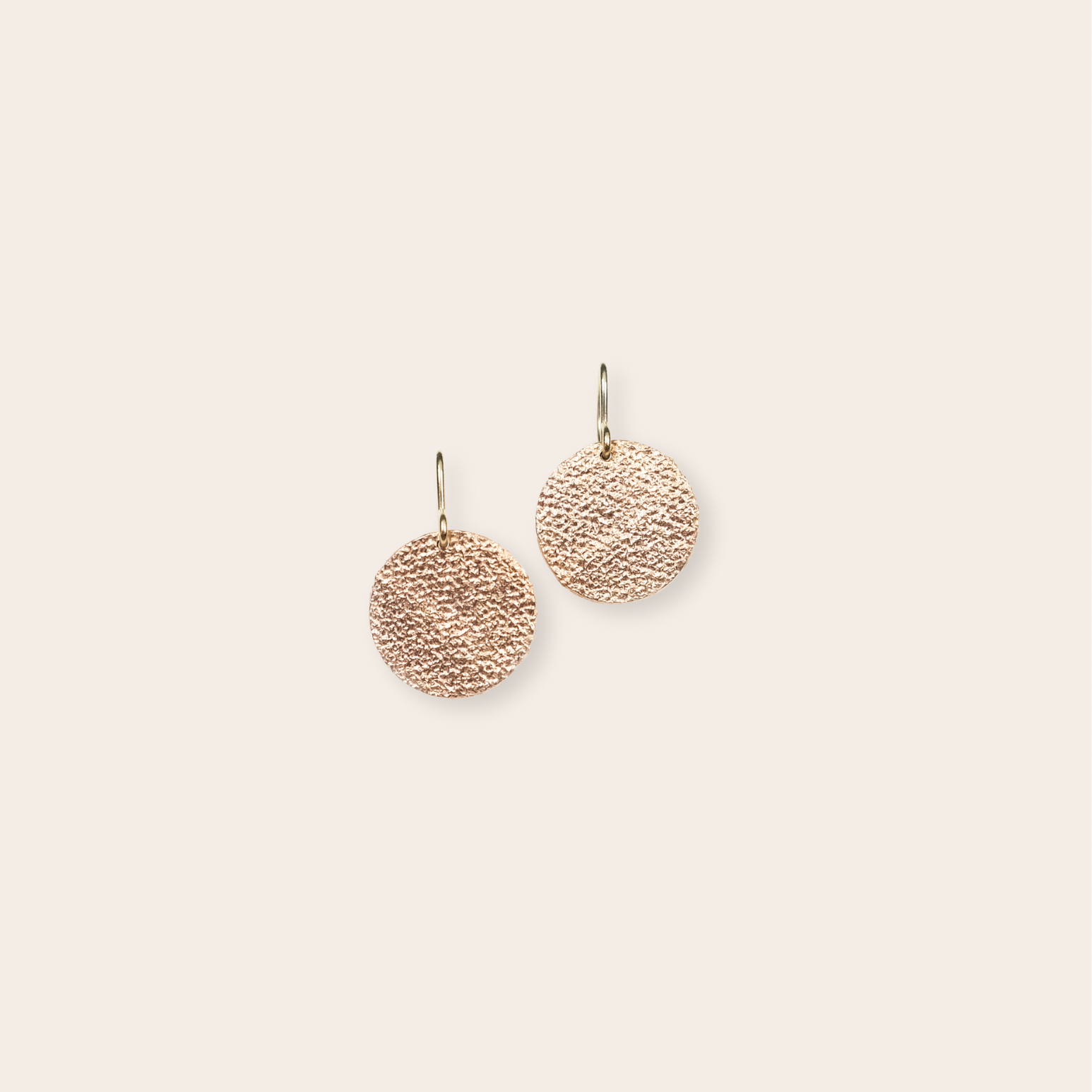 14k Rose Gold Dangle Earring
