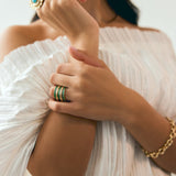 18k Yellow Gold Rounded Band