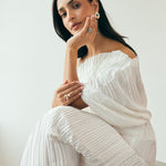 14K YG leaf wrap ring