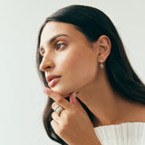 14K Yellow Gold Grey Diamonds