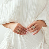 14K Yellow Gold Natural Diamond Eternity Band