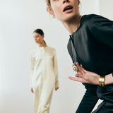 14K Yellow Gold with Pearls