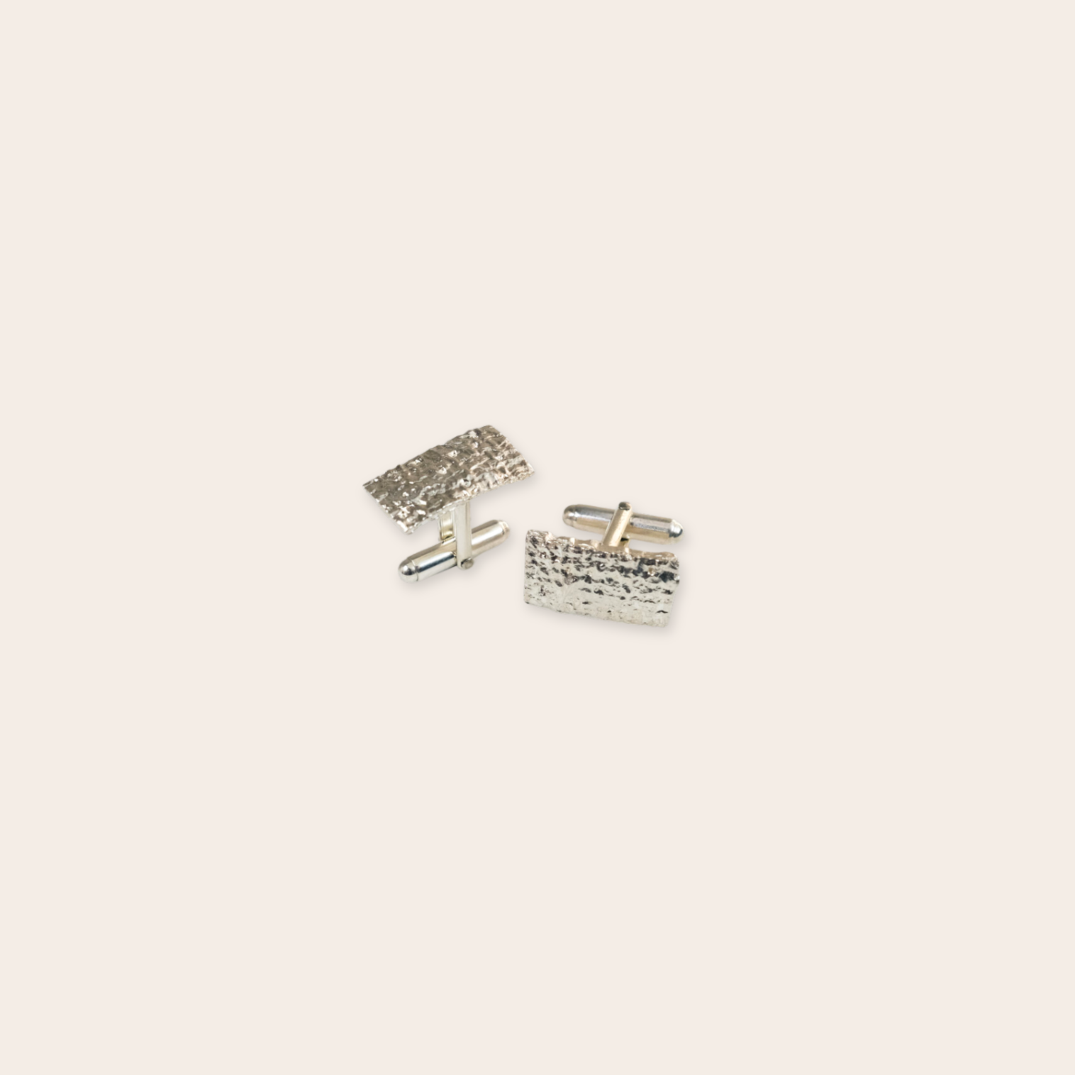 Sterling Silver Rectangular Cufflinks