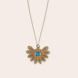 14k YG lace w turquoise