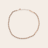 14k Yellow Gold 15 Discs Necklace