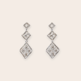 Silver Trio Drop Earring
