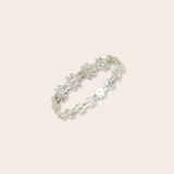 Silver Daisy Chain Bangle
