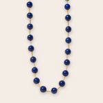 Lapis with 22k Beads