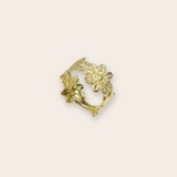 14K Yellow Gold Daisy Chain Ring
