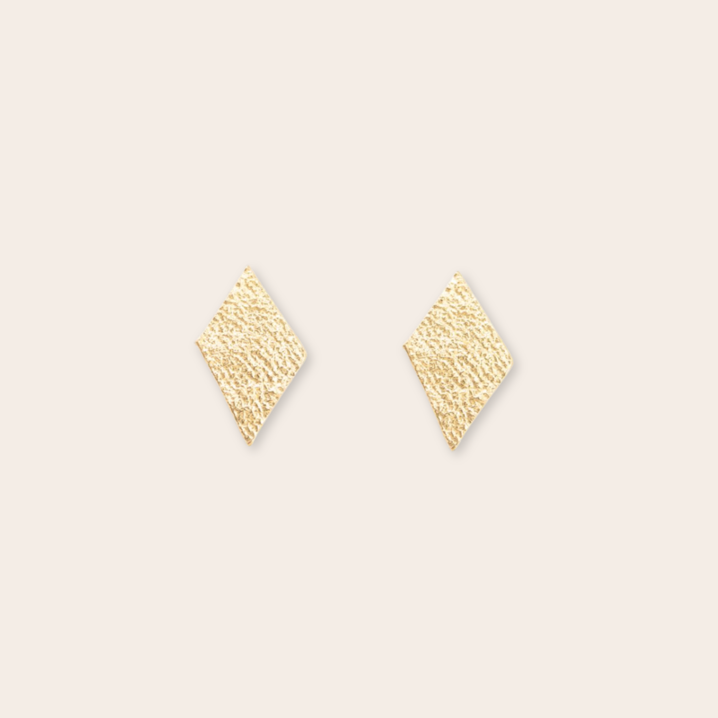 14K Yellow Gold Kite Studs