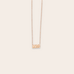 14K Gold Plate Bar Necklace