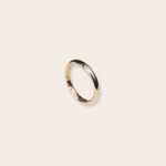 14k rose gold rounded band
