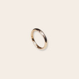 14k rose gold rounded band