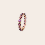 18K Yellow Gold Pink Garnet Estate Ring