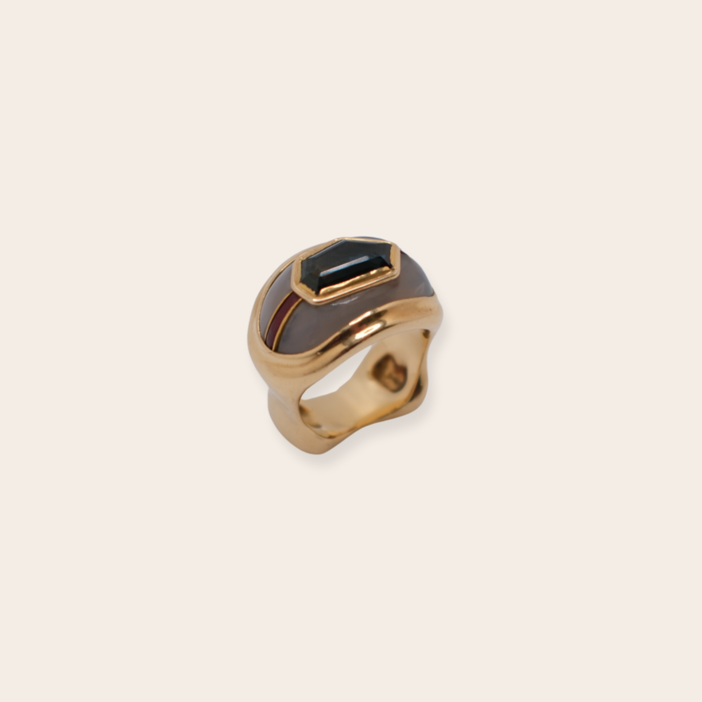 enamel estate ring