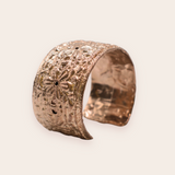 Bronze Floral Cuff