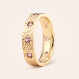 14K Canvas Mid Cigar with Lavender Sapphires
