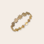 bronze daisy bangle