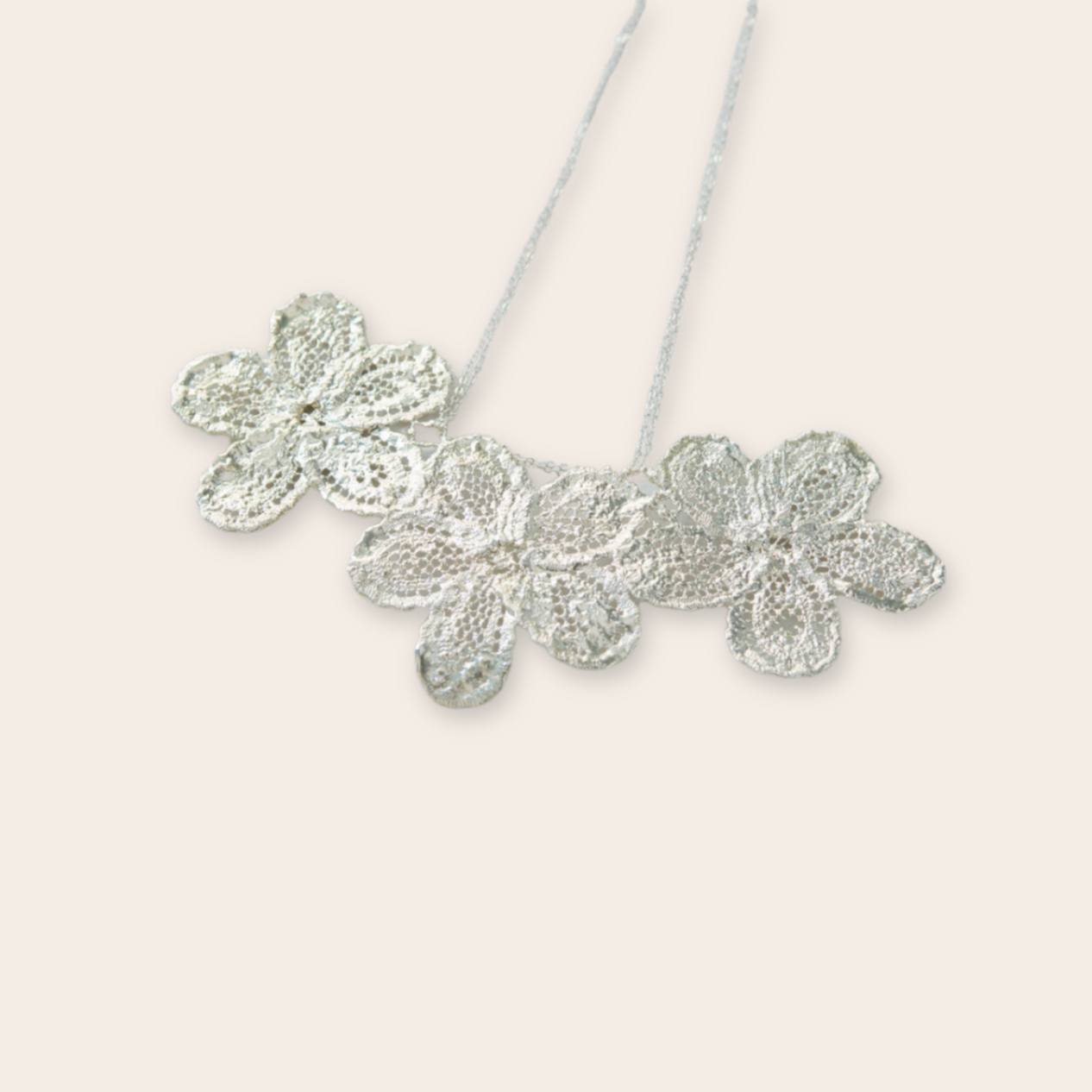 Silver Daisy Necklace