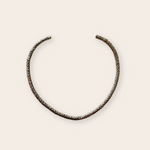 Silver Rope Collar Necklace