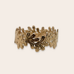 bronze leaf bangle
