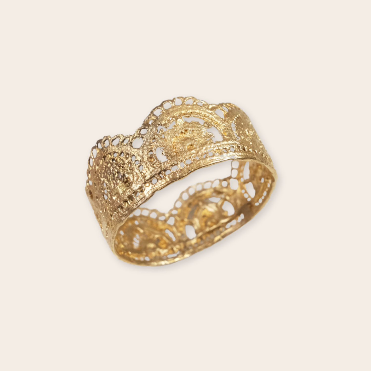 bronze bangle - wide