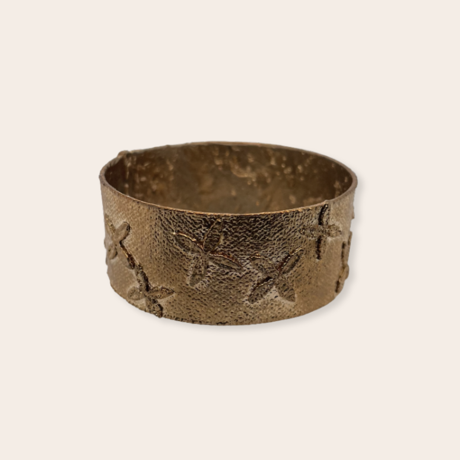 Bronze Canvas Bangle with Bronze Canvas Bangle with