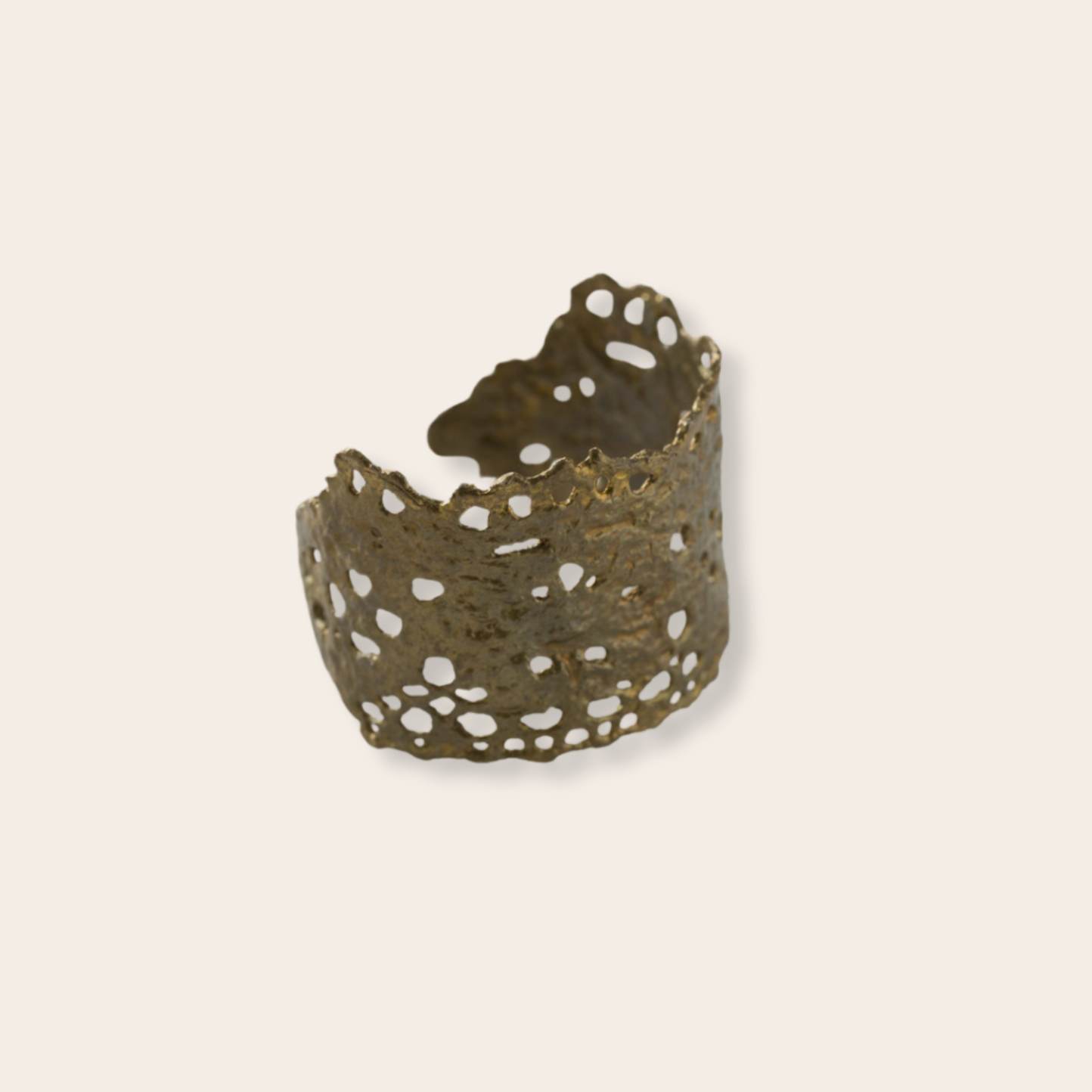 bronze coral cuff 