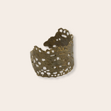 bronze coral cuff 