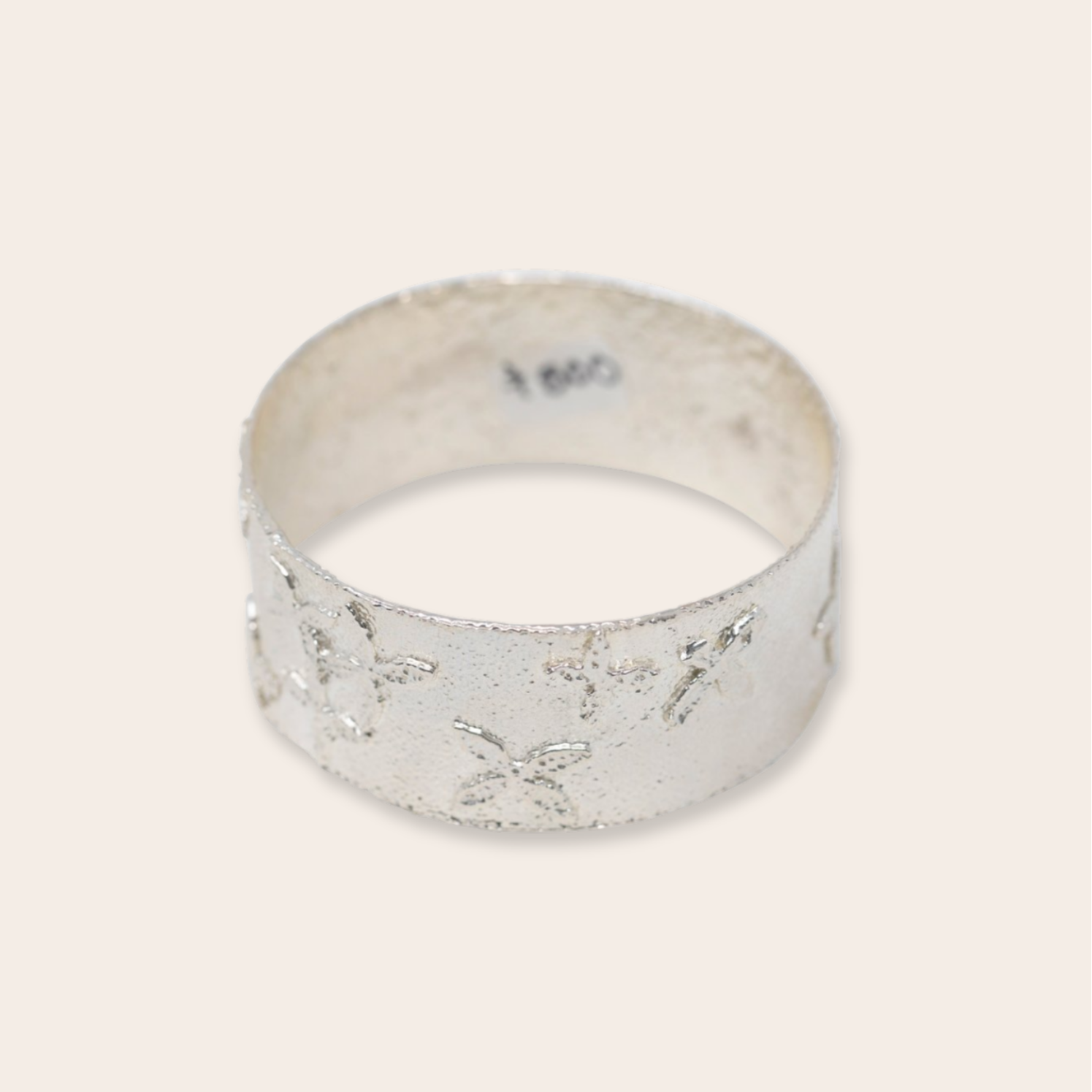 silver bangle - xx