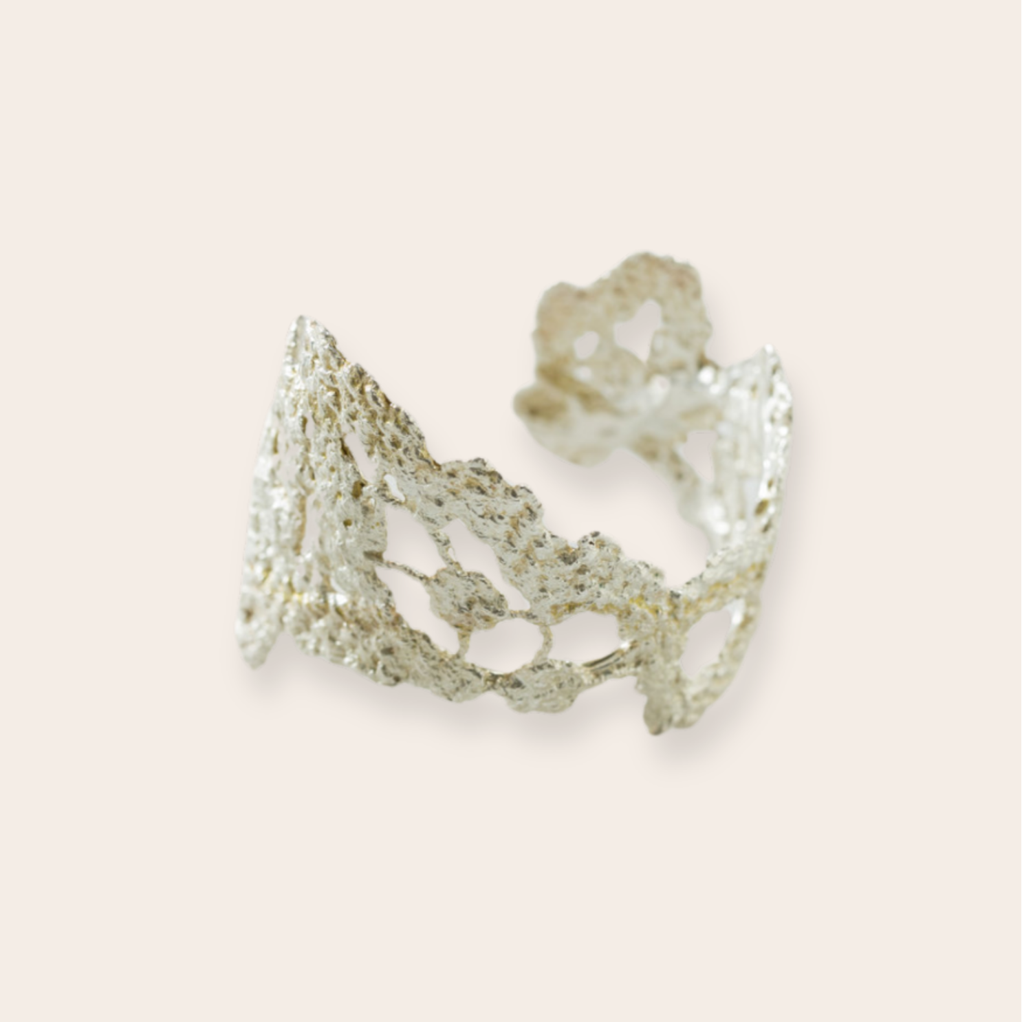 silver organic cuff