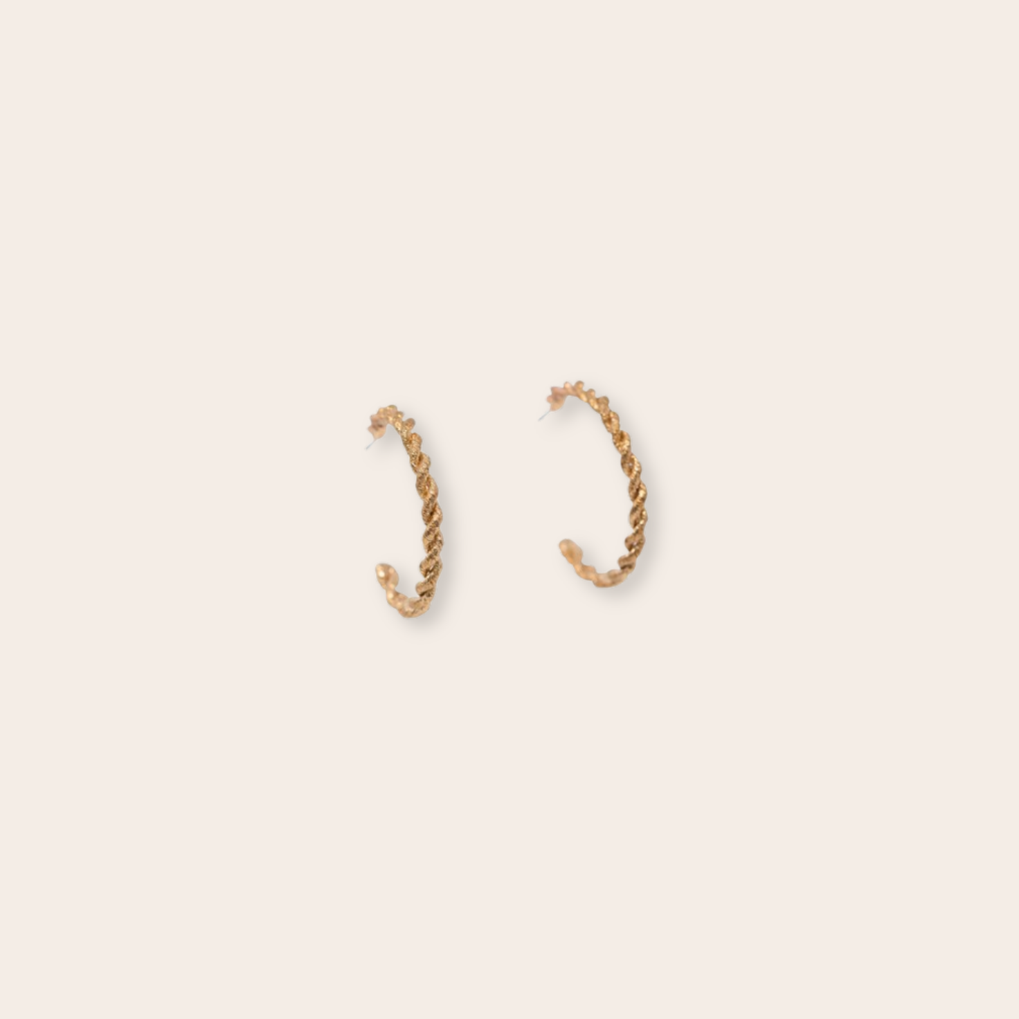 bronze rope hoop