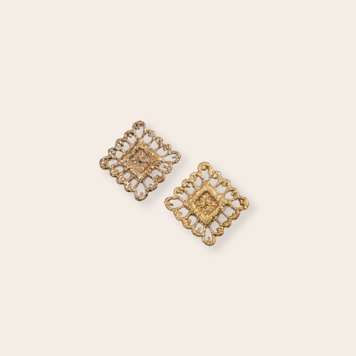 bronze square stud
