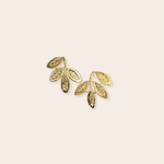 gold plate branch stud
