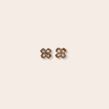 bronze clover stud