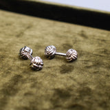 Sterling Silver Knot Cufflinks