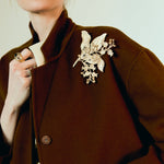 Bronze Lily of the Valley Brooch