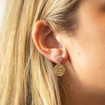bronze foerster earring