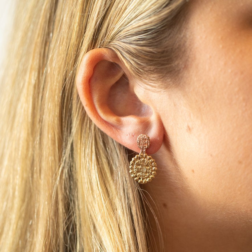 bronze foerster earring