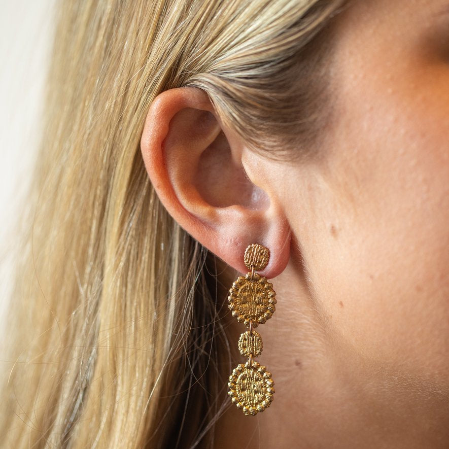 bronze sacramento earring