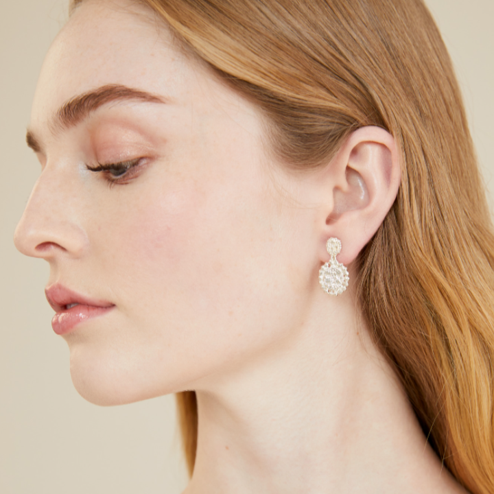 silver foerster earring