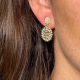 14k YG Foerster Earring