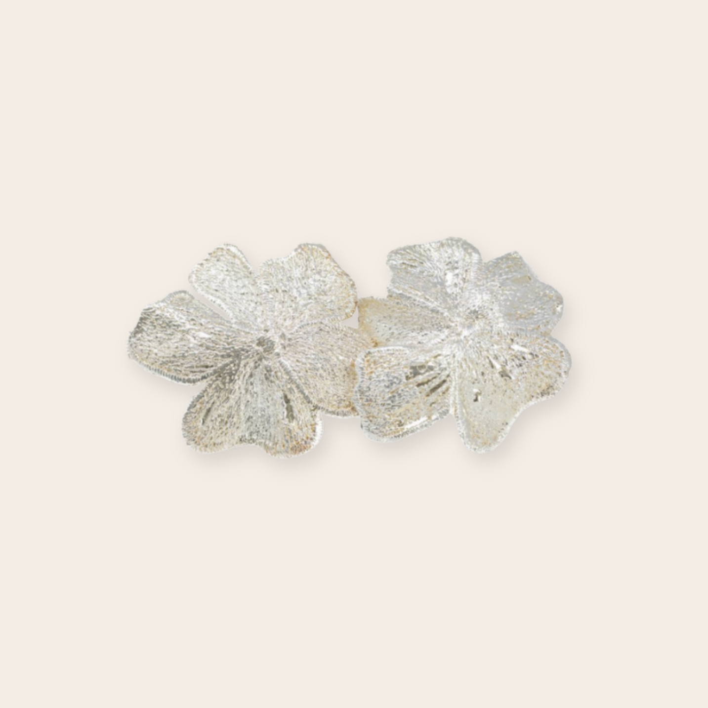 silver bowery earring