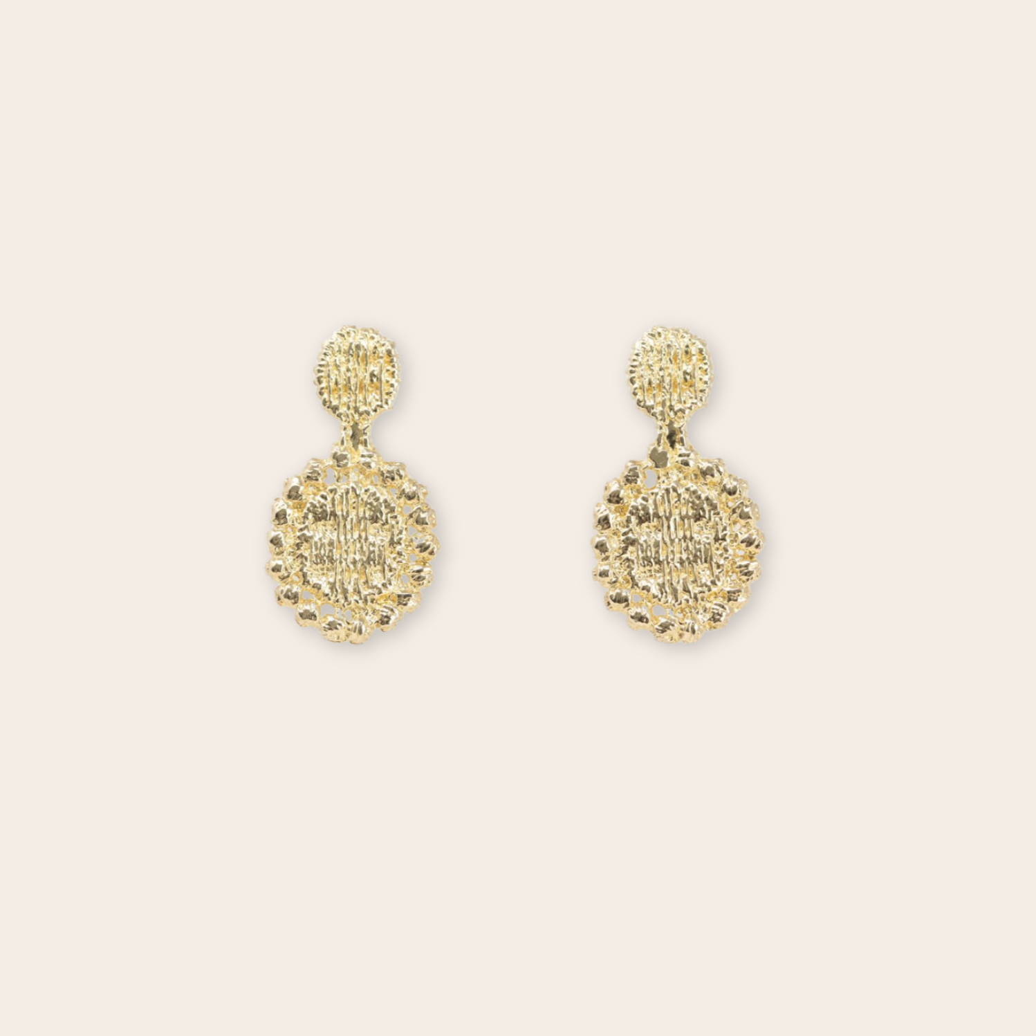 14k YG Foerster Earring