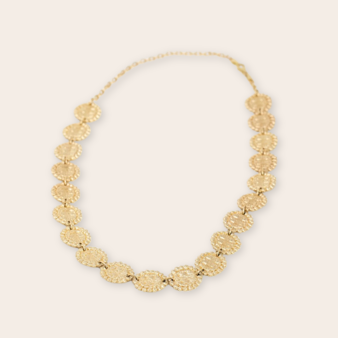 14k YG Palmer Necklace