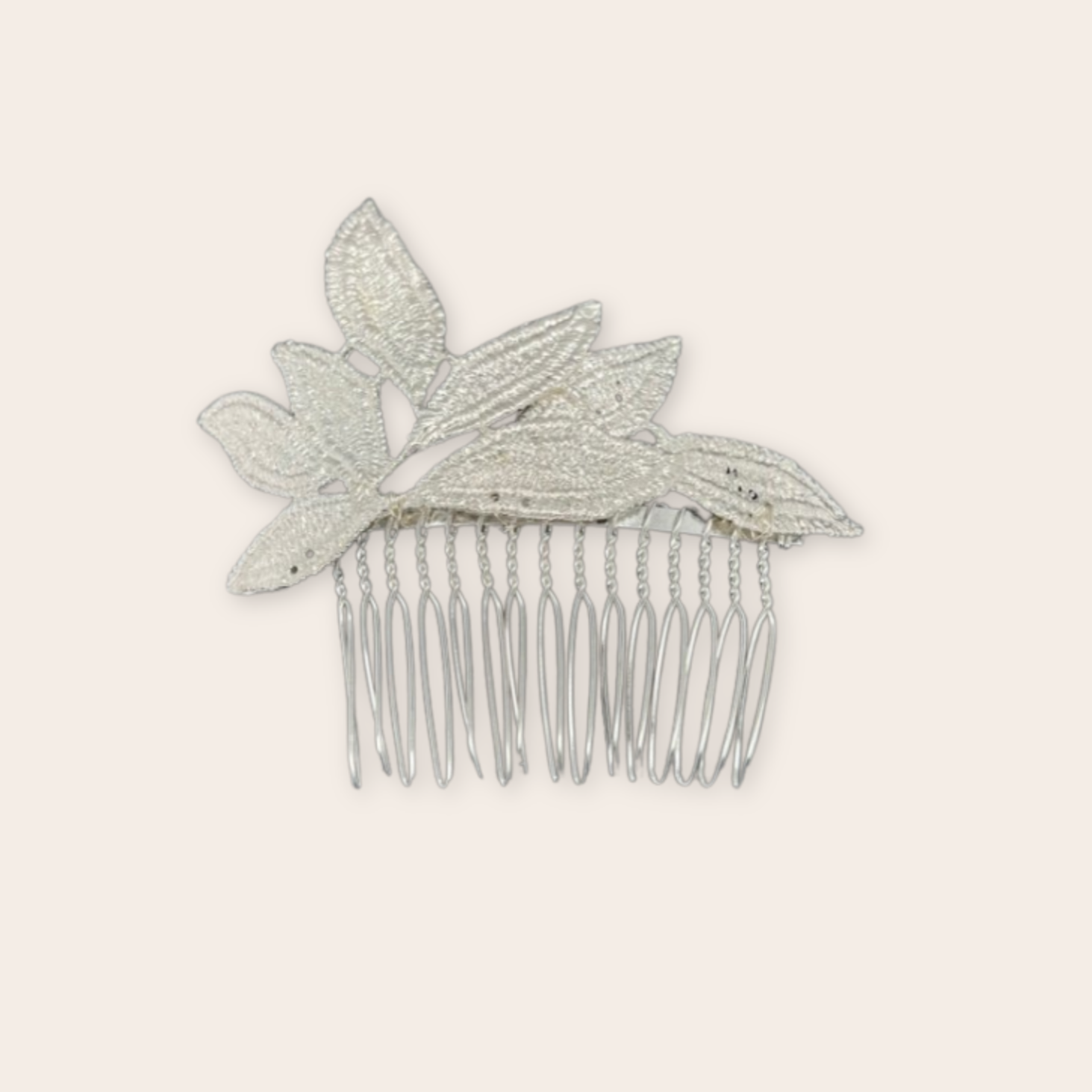 silver mulberry hairpiece