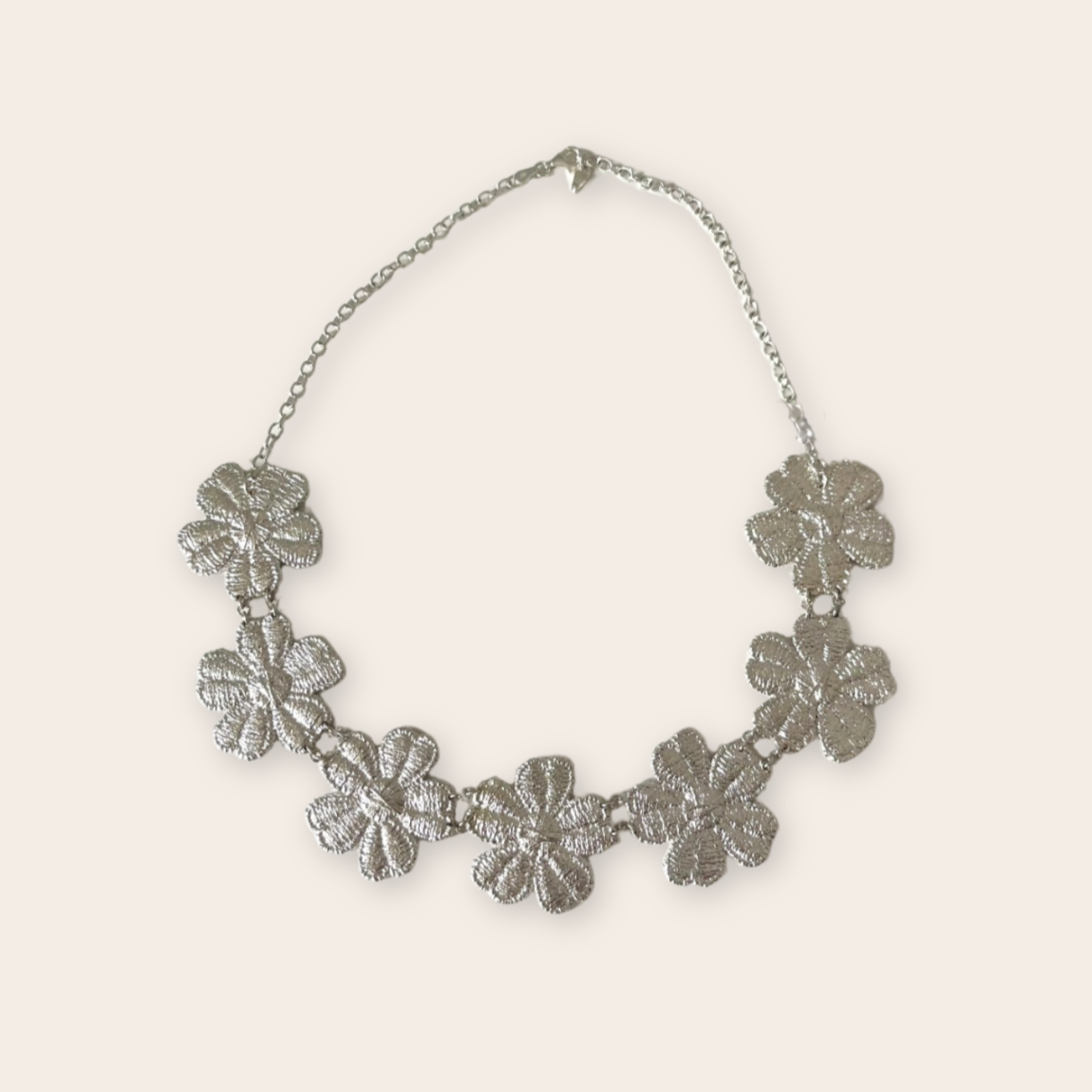 silver beaufort necklace