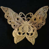 Large Lace Butterfly Brooch