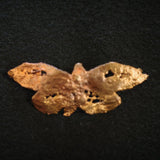 Small Antique Lace Butterfly Brooch - Bronze